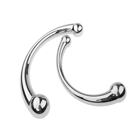 Double Stainless Elegant Hook Ended Anal 5858 Steel 1212